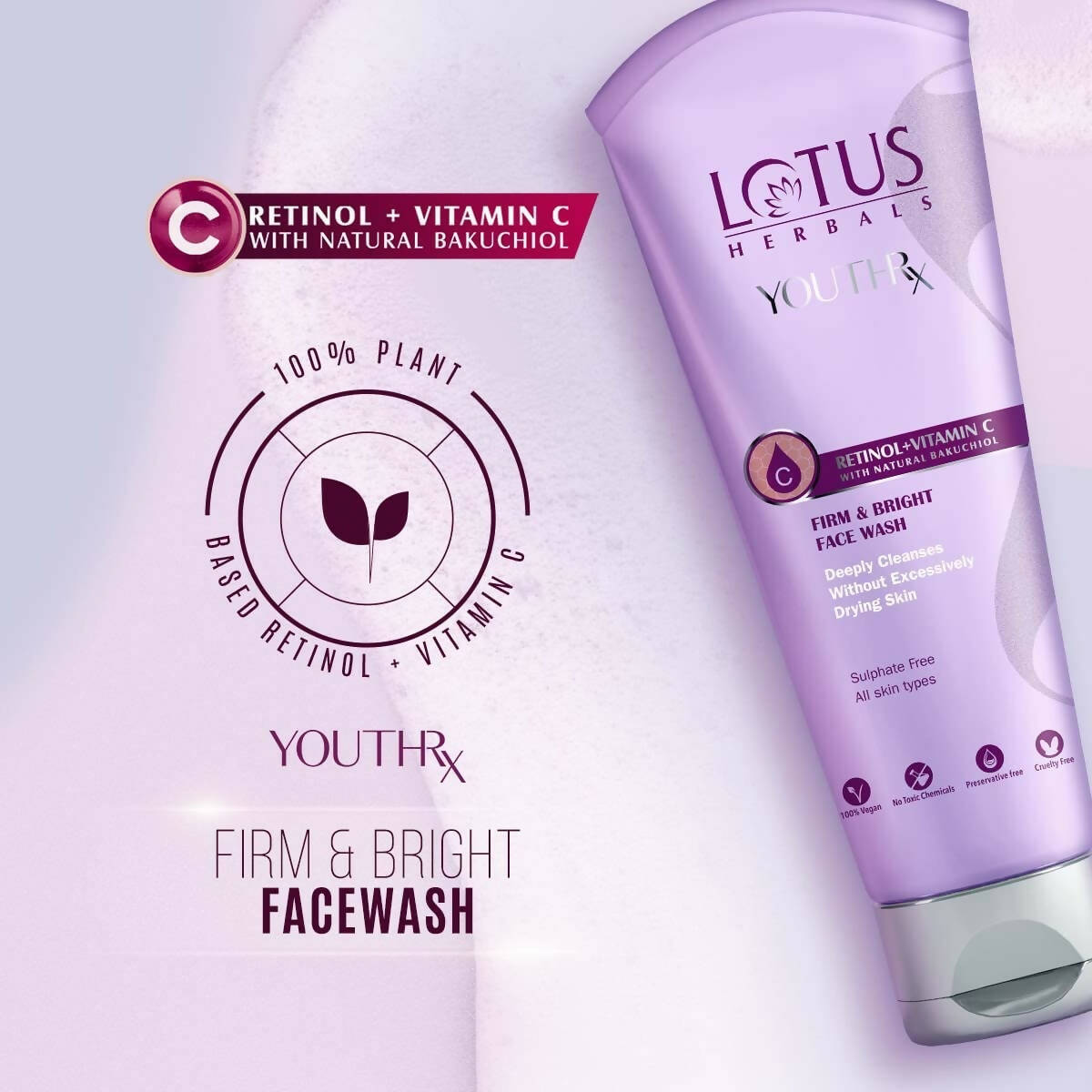 Lotus Herbals YouthRx Firm & Bright Facewash