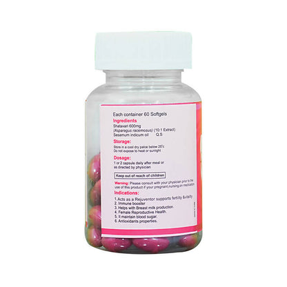 KBK Herbals Shatavari Extract Capsules