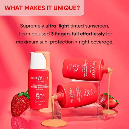 Dot & Key Strawberry Dew Tinted Sunscreen - 01 Porcelain