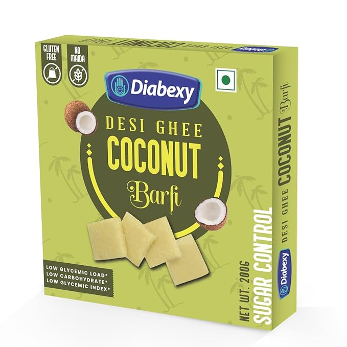 Diabexy Desi Ghee Coconut Barfi