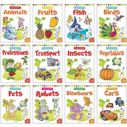 Colouring Books For Kids: A Set of 12 Books