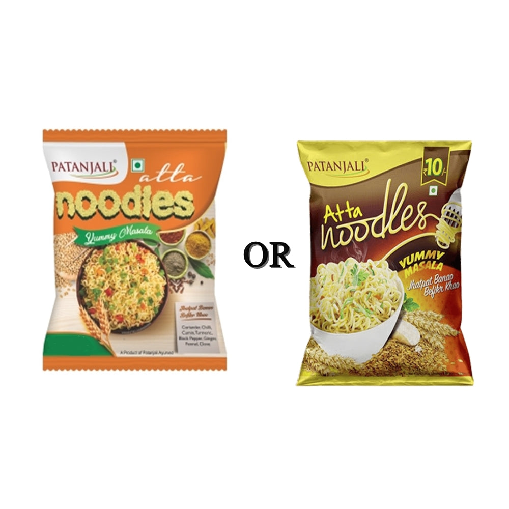 Patanjali Atta Noodles Yummy Masala (Pack of 10)