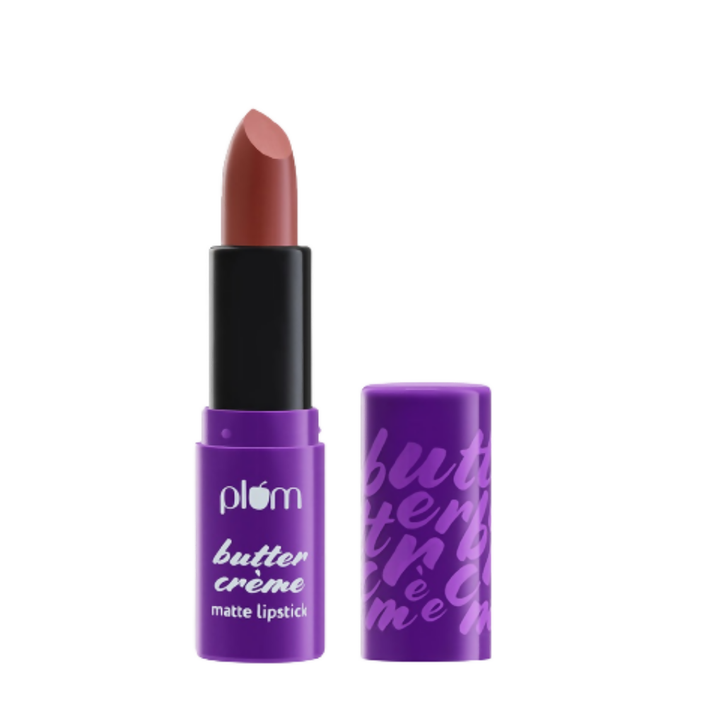 Plum Butter Cr??me Matte Lipstick Brownie Points - 129 (Umber Brown) - BUDNE