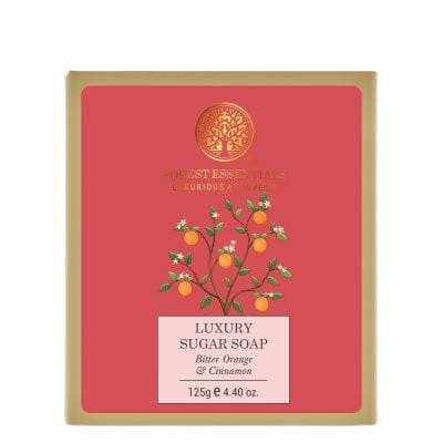 Forest Essentials Luxury Sugar Soap Bitter Orange & Cinnamon