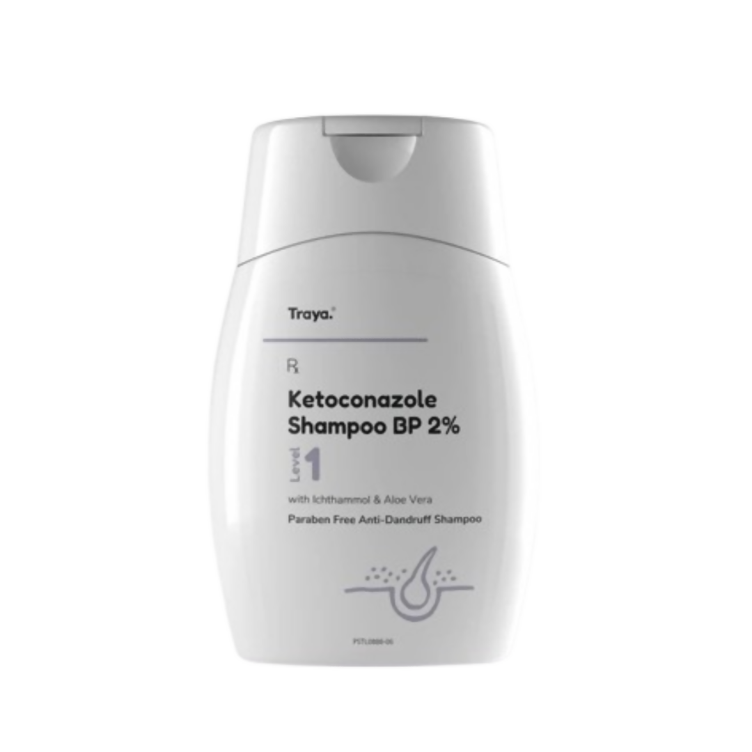Traya Ketoconazole Shampoo BP 2% with Ichthammol & Aloe Vera - 75ML