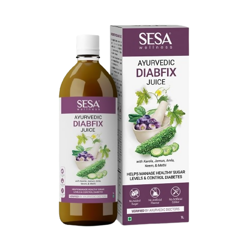 Sesa Ayurvedic Diabfix Juice with Karela Jamun Juice