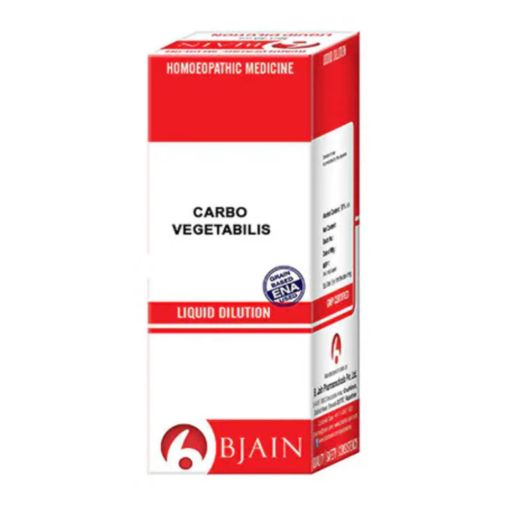 Bjain Homeopathy Carbo Vegetabilis Dilution - usa canada australia