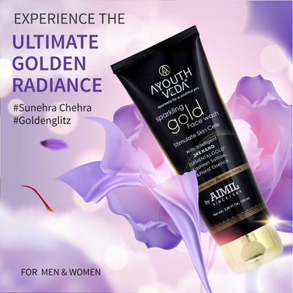 Ayouthveda Sparkling Gold Face Wash