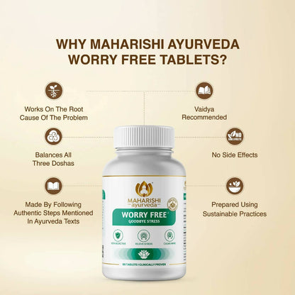 Maharishi Ayurveda Worry Free Tablets