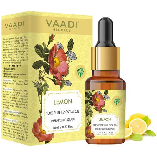 Vaadi Herbals Lemon Oil Therapeutic Grade - Distacart