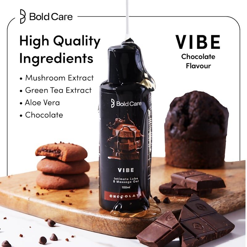 Bold Care Vibe Chocolate Flavor Massage Gel