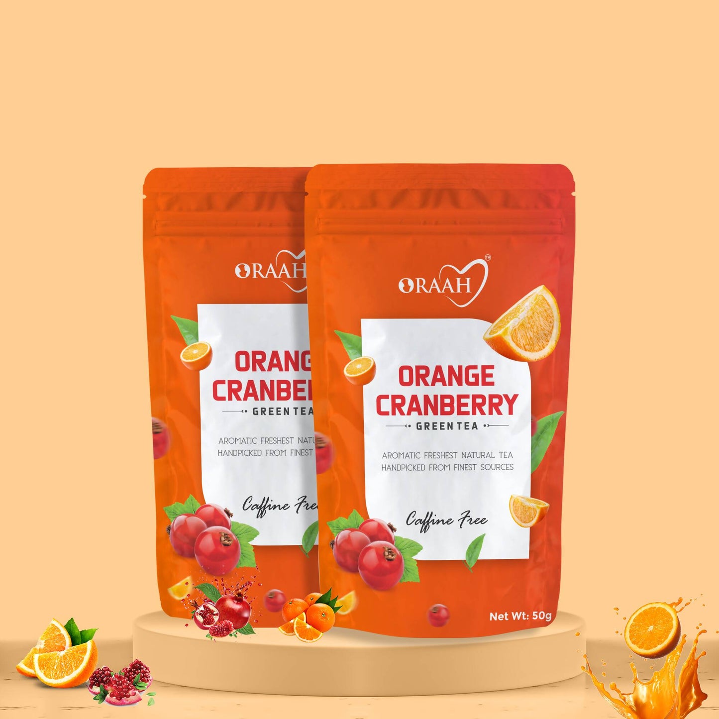 Oraah Cranberry Orange Green Tea -  buy in usa 