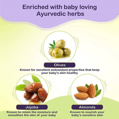 Dabur Baby Oil Enriched With Baby Loving Ayurvedic Oils