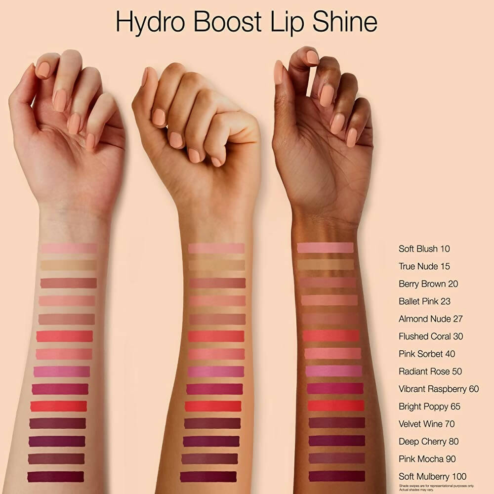 Neutrogena Hydro Boost Hydrating Lip Shine, 100 Soft Mulberry Color