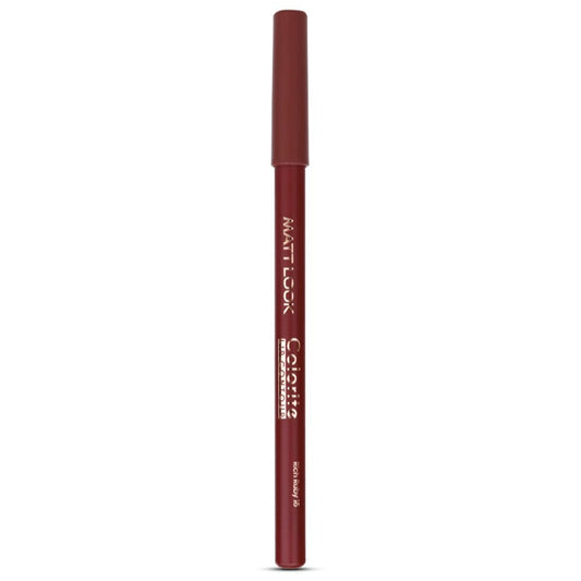Matt Look Colorite Lip Contour Professional Matte Lip Color Pencil - Rich Ruby 16