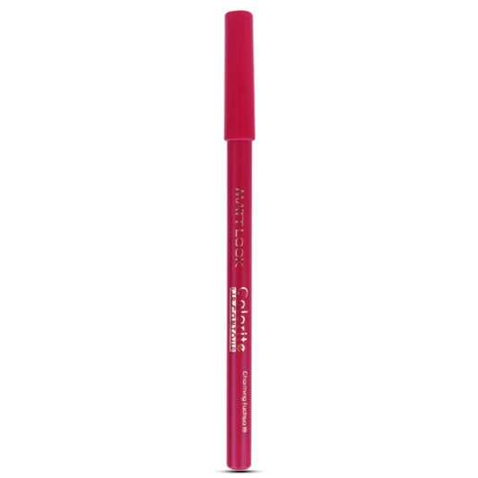 Matt Look Colorite Lip Contour Professional Matte Lip Color Pencil - Charming Fuchsia 19