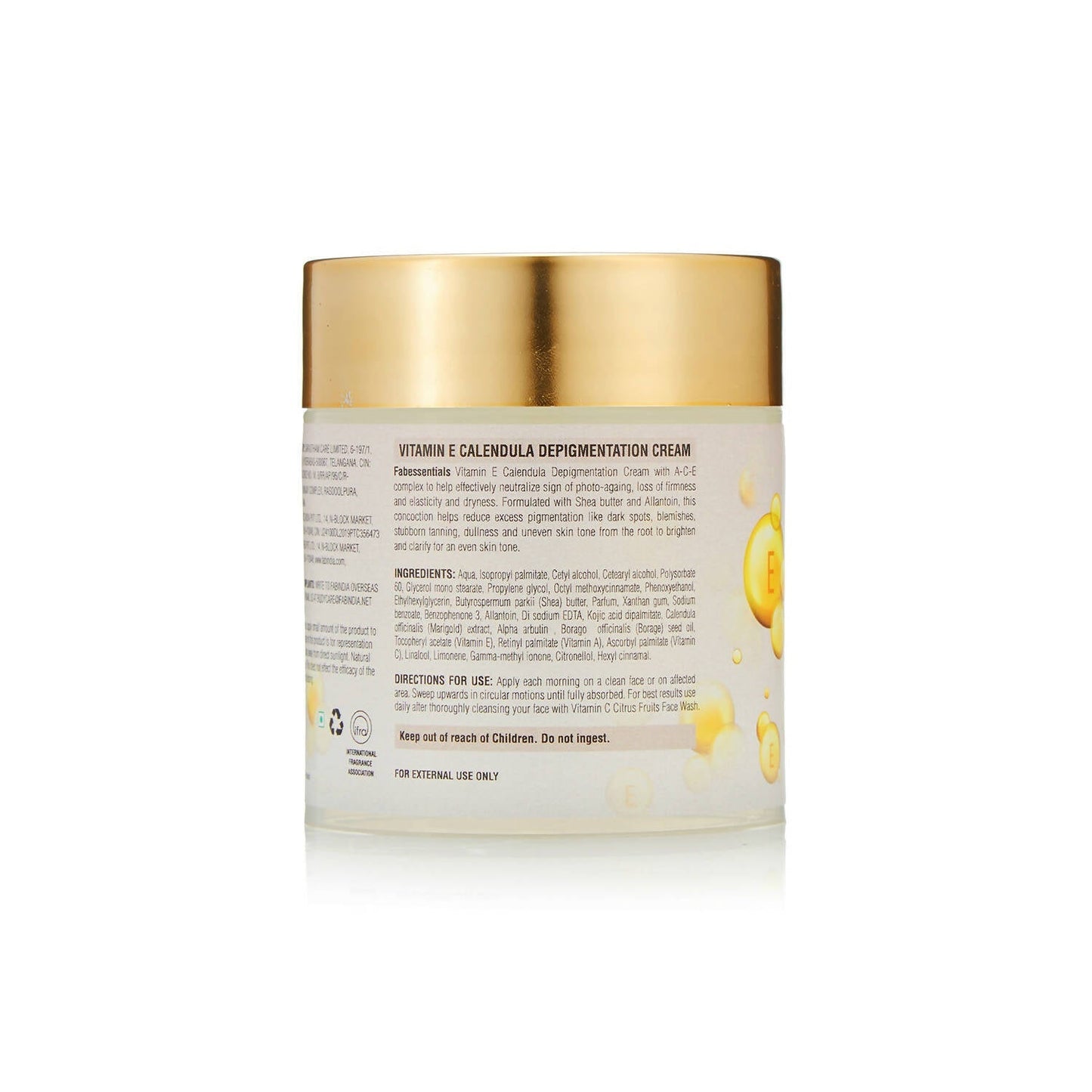 Fabessentials Vitamin E Calendula Depigmentation Cream