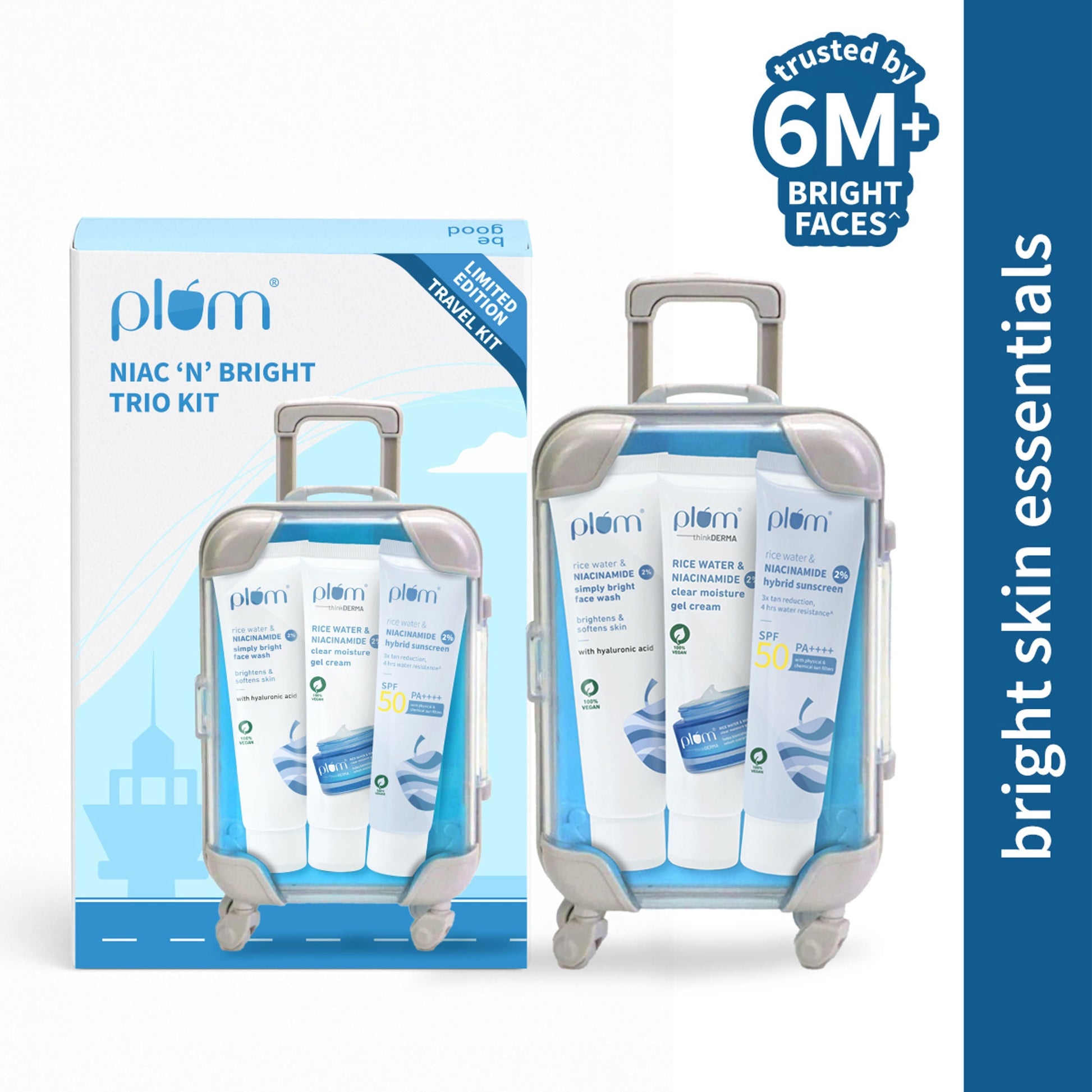 Plum Niac N Bright Trio Kit - 200GM