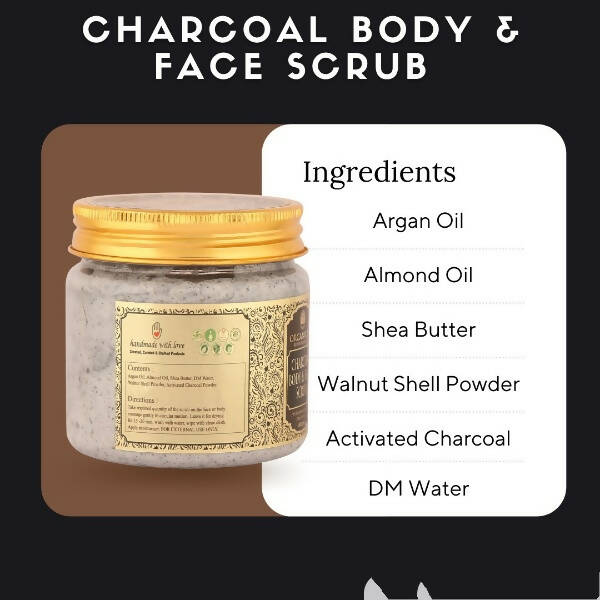 Organicos Charcoal Face & Body Scrub