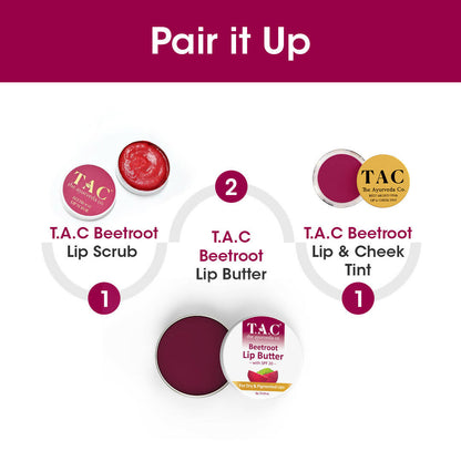 TAC - The Ayurveda Co. Beetroot Lip Balm