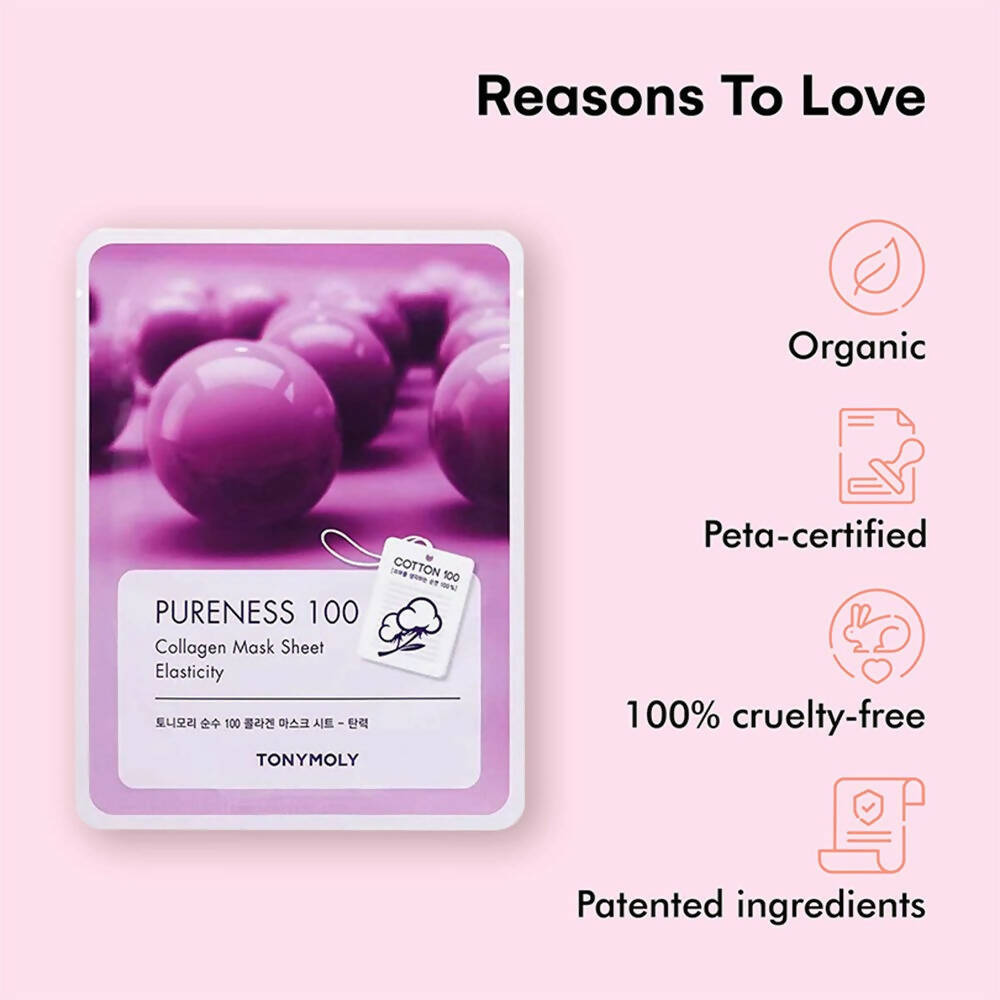 Tonymoly Pureness 100 Collagen Mask Sheet