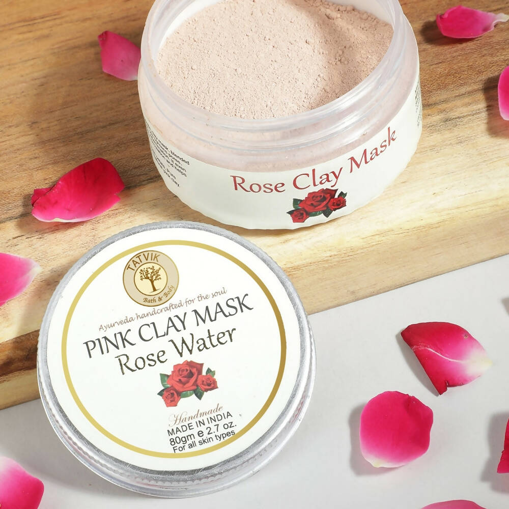 Tatvik Ayurveda Pink Clay Mask ƒ?? Rose Water