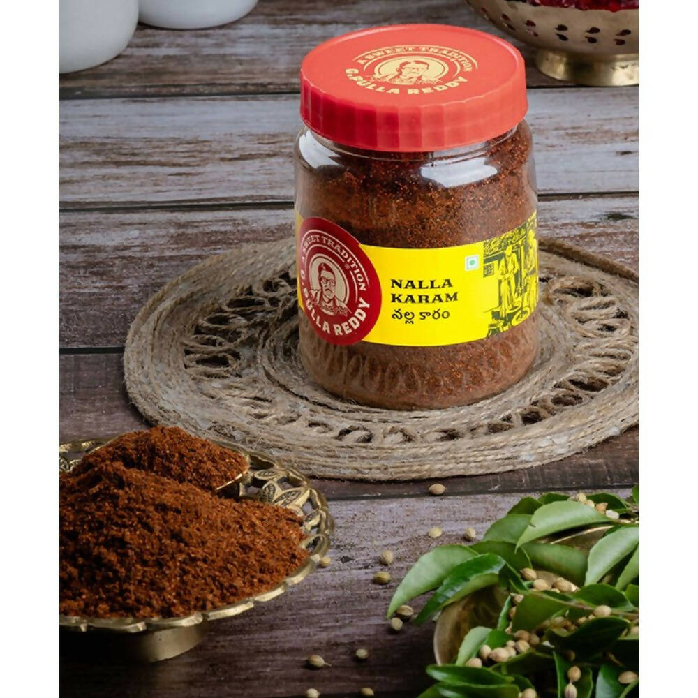 Pulla Reddy Nalla Karam Powder Jar -  buy in usa 