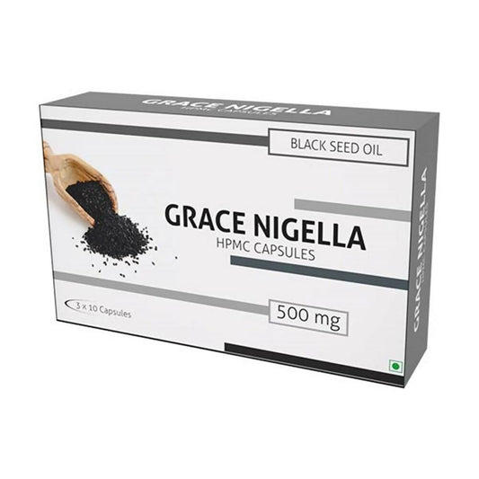 Nutra Grace Black Seed Oil 500mg Capsules - BUDEN