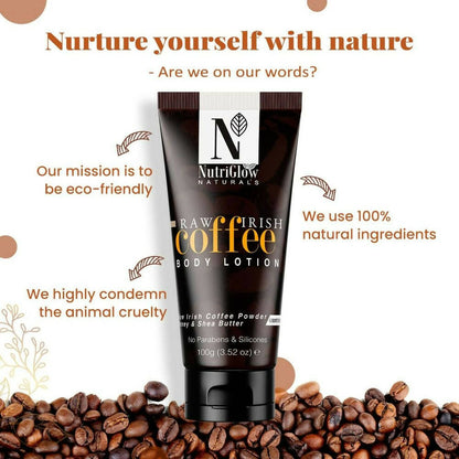 NutriGlow NATURAL'S Raw Irish Coffee Body Lotion