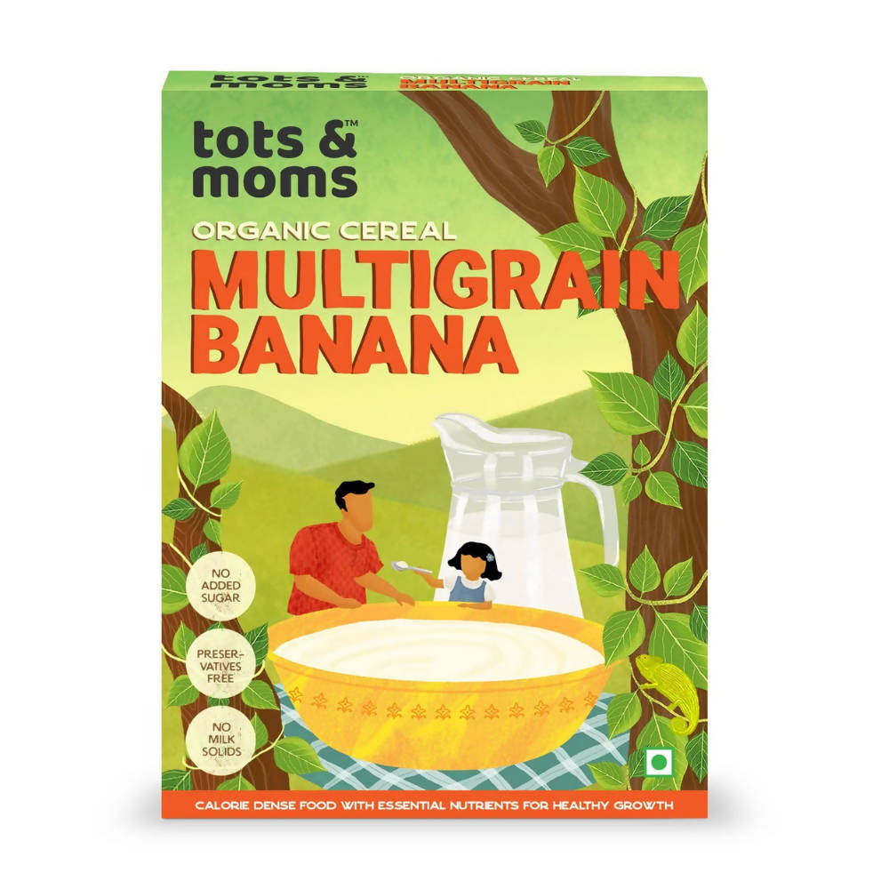 Tots and Moms Organic Multigrain Banana Cereal - BUDNE