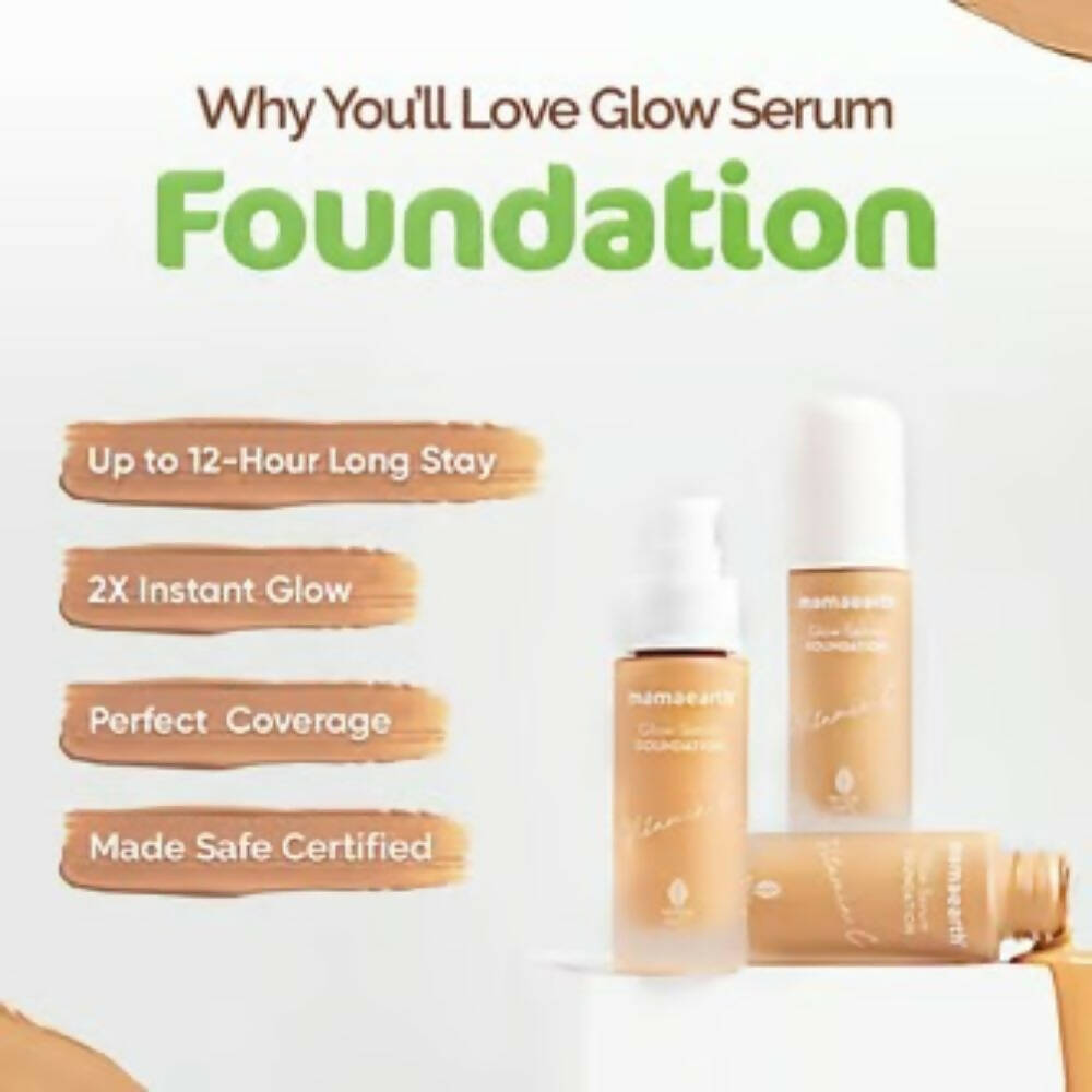 Mamaearth Glow Serum Foundation-Warm Glow