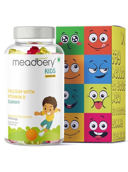 Meadbery Kids Calcium With Vitamin D Gummy