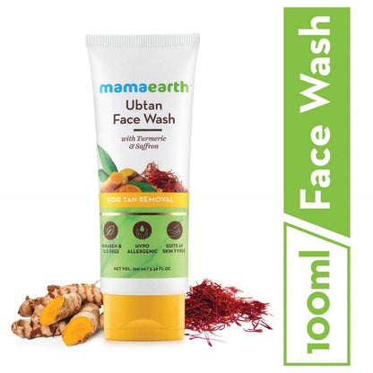 Mamaearth Ubtan Face Wash For Tan Removal