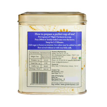 Golden Tips Nilgiri Tea - Tin Can