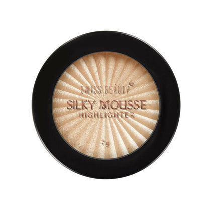 Swiss Beauty Silky Mousse Highlighter With Shimmery Finish - 02 Rasberry - BUDNE