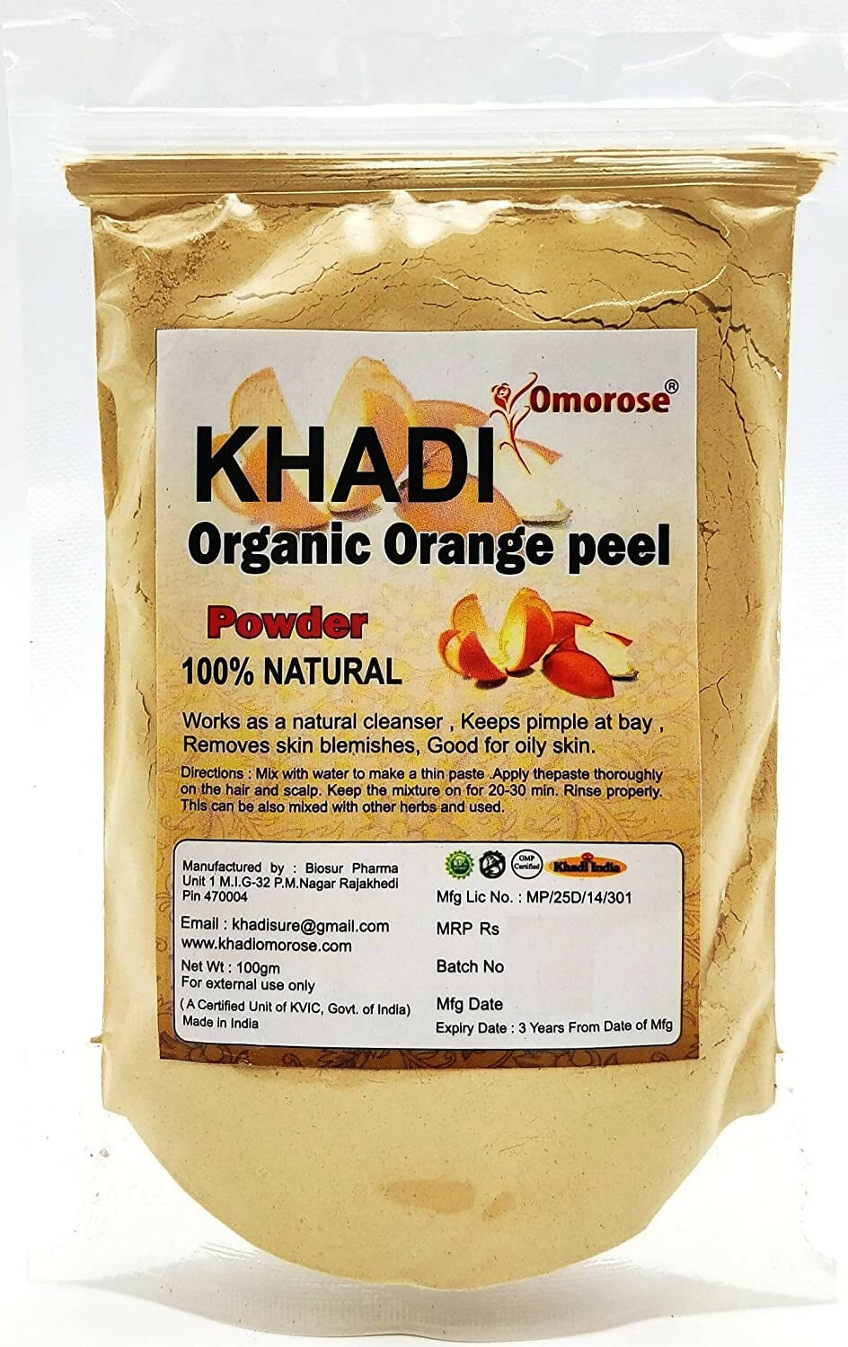 Khadi Omorose Orange Peel Powder