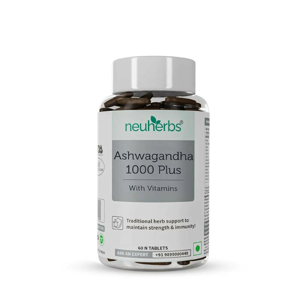 Neuherbs Ashwagandha 1000 Plus Tablets with Vitamins -  usa australia canada 