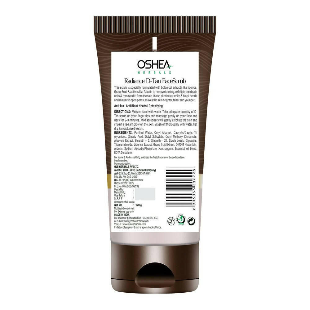 Oshea Herbals Radiance D-Tan Face Scrub