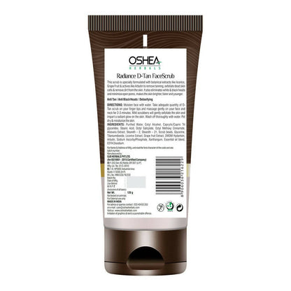 Oshea Herbals Radiance D-Tan Face Scrub