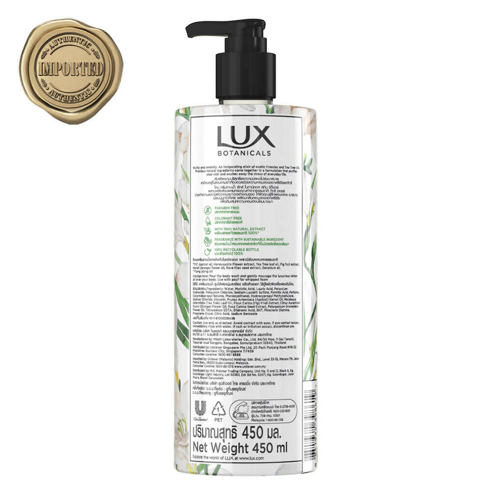 Lux Botanicals Skin Detox Body Wash with Freesia & Tea Tree Oil