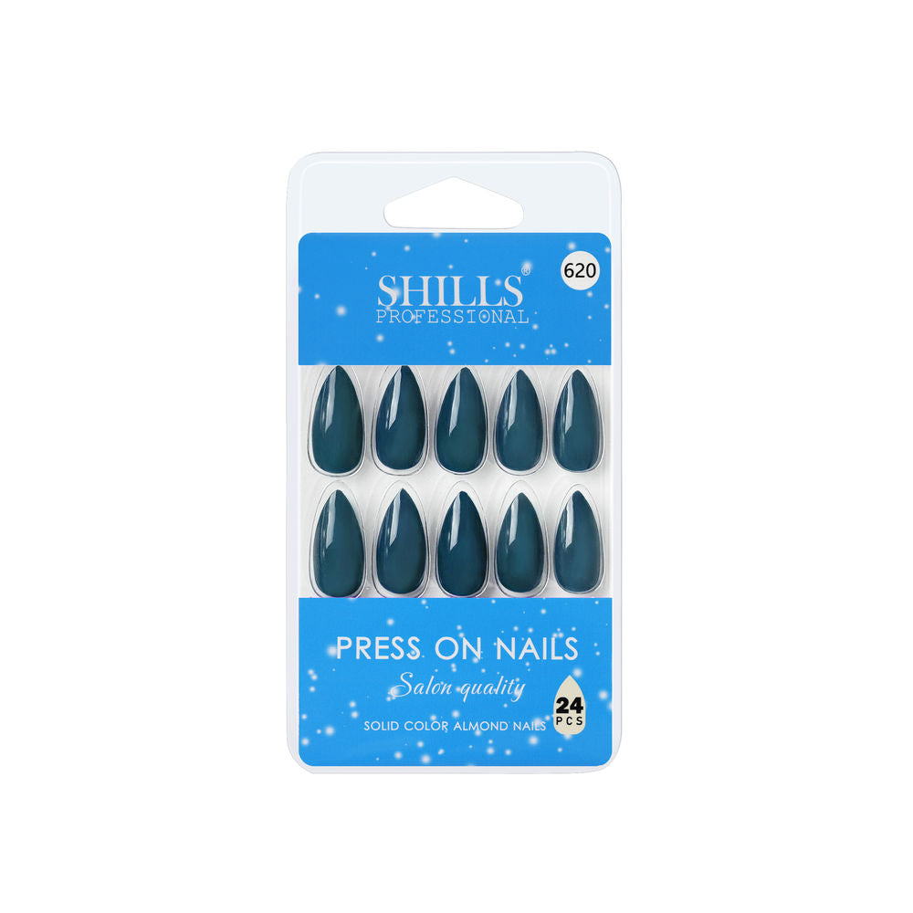 Shills Professional Reusable Press On Nails Almond - SPN620
