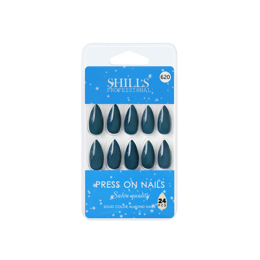 Shills Professional Reusable Press On Nails Almond - SPN620