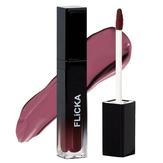FLiCKA Set and Attack Liquid Matte Lipstick 24 Rush Crush - Nude - BUDNE