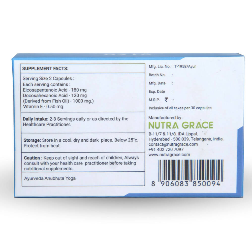 Nutra Grace Fish Oil O3 FA Capsules