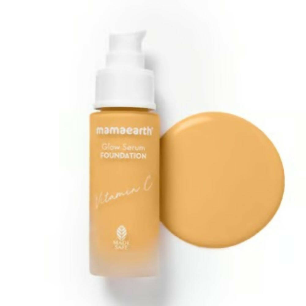 Mamaearth Glow Serum Foundation + Glow Oil Control Compact Combo - Ivory Glow