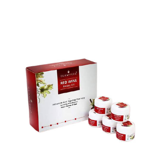 Glamveda Red Wine Advance Anti Ageing Facial Kit