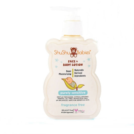 ShuShu Babies Face + Body Lotion Fragrance-Free -  USA, Australia, Canada 