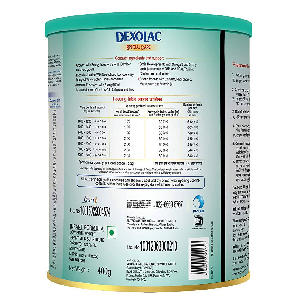 Dexolac Special Care Infant Formula Powder