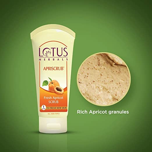 Lotus Herbals Apriscrub Fresh Apricot Scrub