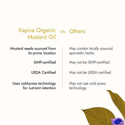 Kapiva Ayurveda Organic Mustard Oil